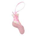 Pink Ballet Slipper Felt Ornament - Global Groove (H) Global Groove (H)