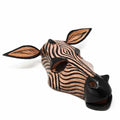 Wood Zebra Mask Wall Hanging Jedando Handicrafts (H)