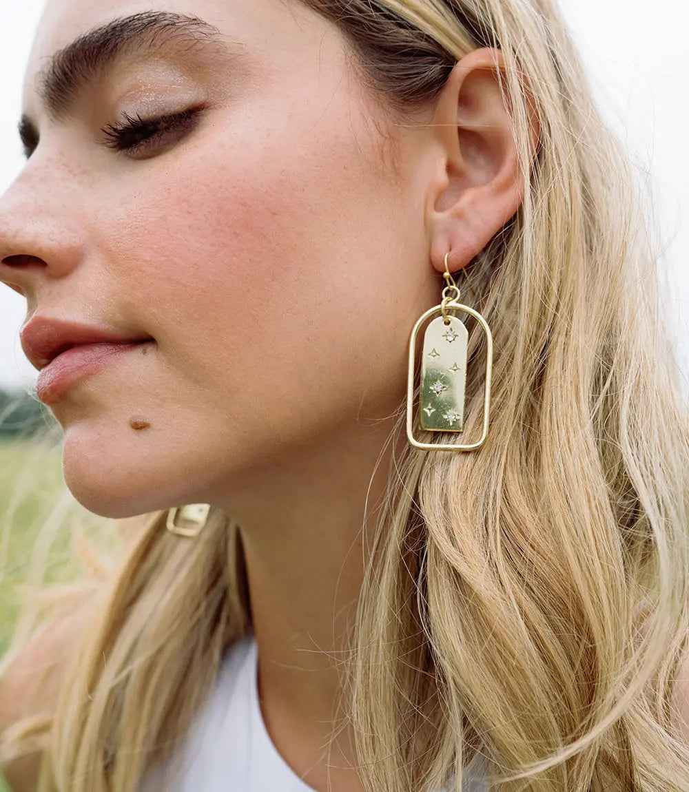 Elevate Your Style with Sitara Starry Archway Earrings