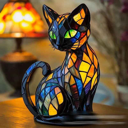 Animal resin LED night light lamp