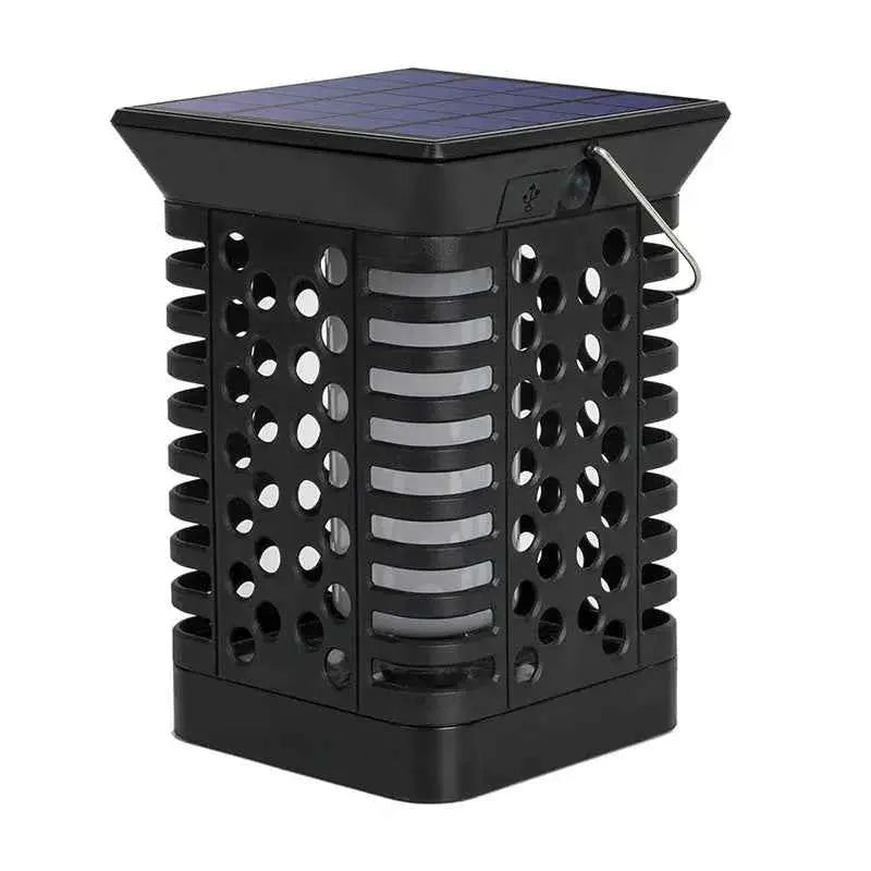 New Solar Flame Lamp Lawn Garden Lamp Abs Shell Anti-Aging Home Landscape Plug-In Light