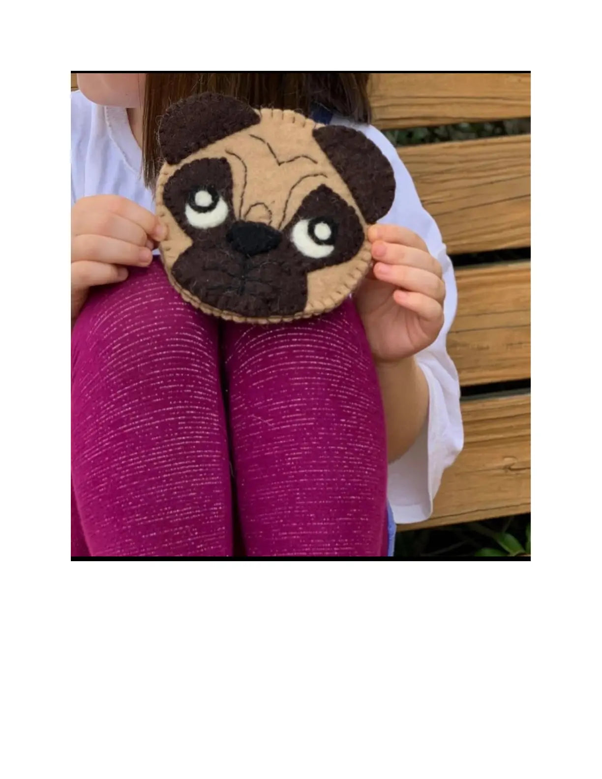 Pug Felt Clutch - Global Groove (P) Global Groove (P)