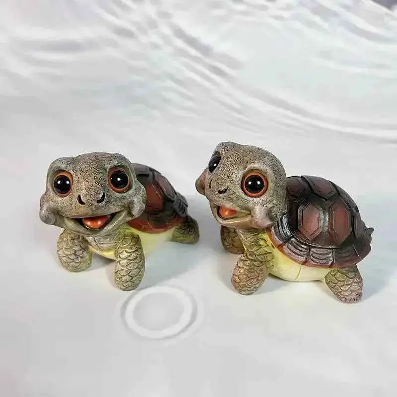 DecorBites™ Crawling Turtle Sculpture Resin Decor for Garden