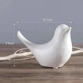 DecorBites™ Bird Figurine Set Nordic Ceramic Black White