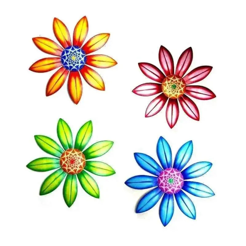 Garden Decoration Metal Flower Wall Art Sculpture Hanging Decor
