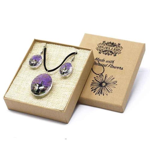 1X Pressed Flowers-Tree Of Life-Lavender