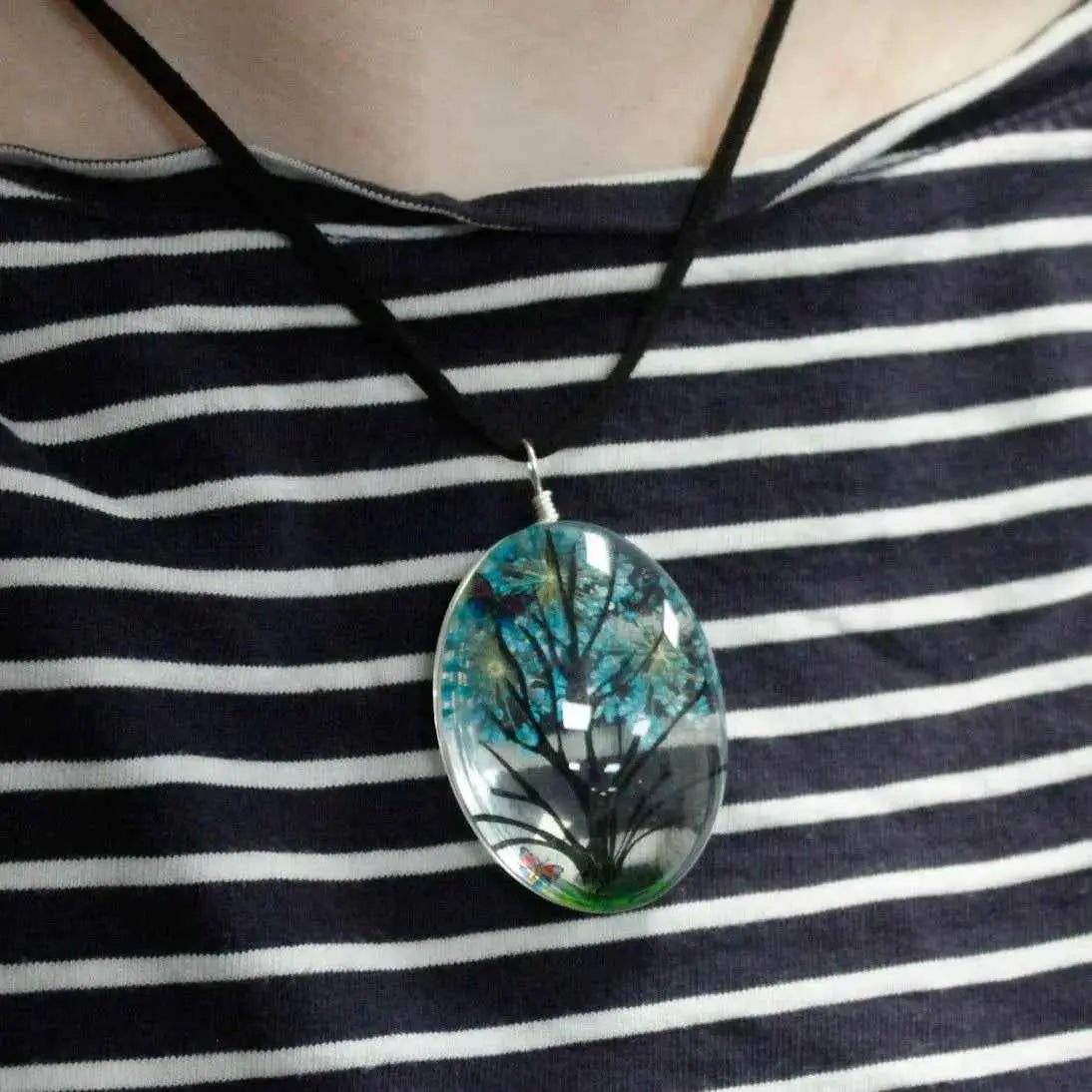 1X Pressed Flowers-Tree Of Life-Lavender