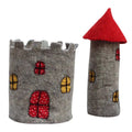 Large Felt Castle with Red Roof - Global Groove Global Groove