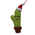 Santa Hat Cactus Felt Ornament - Global Groove (H) Global Groove (H)